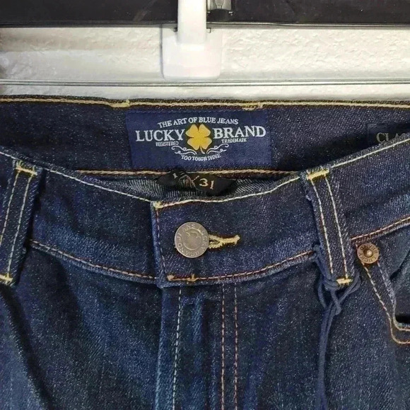 Lucky Brand Classic Rider Relaxed Fit Bootcut Blue Jeans size 12/31 X 32 NWT - Picture 4 of 9